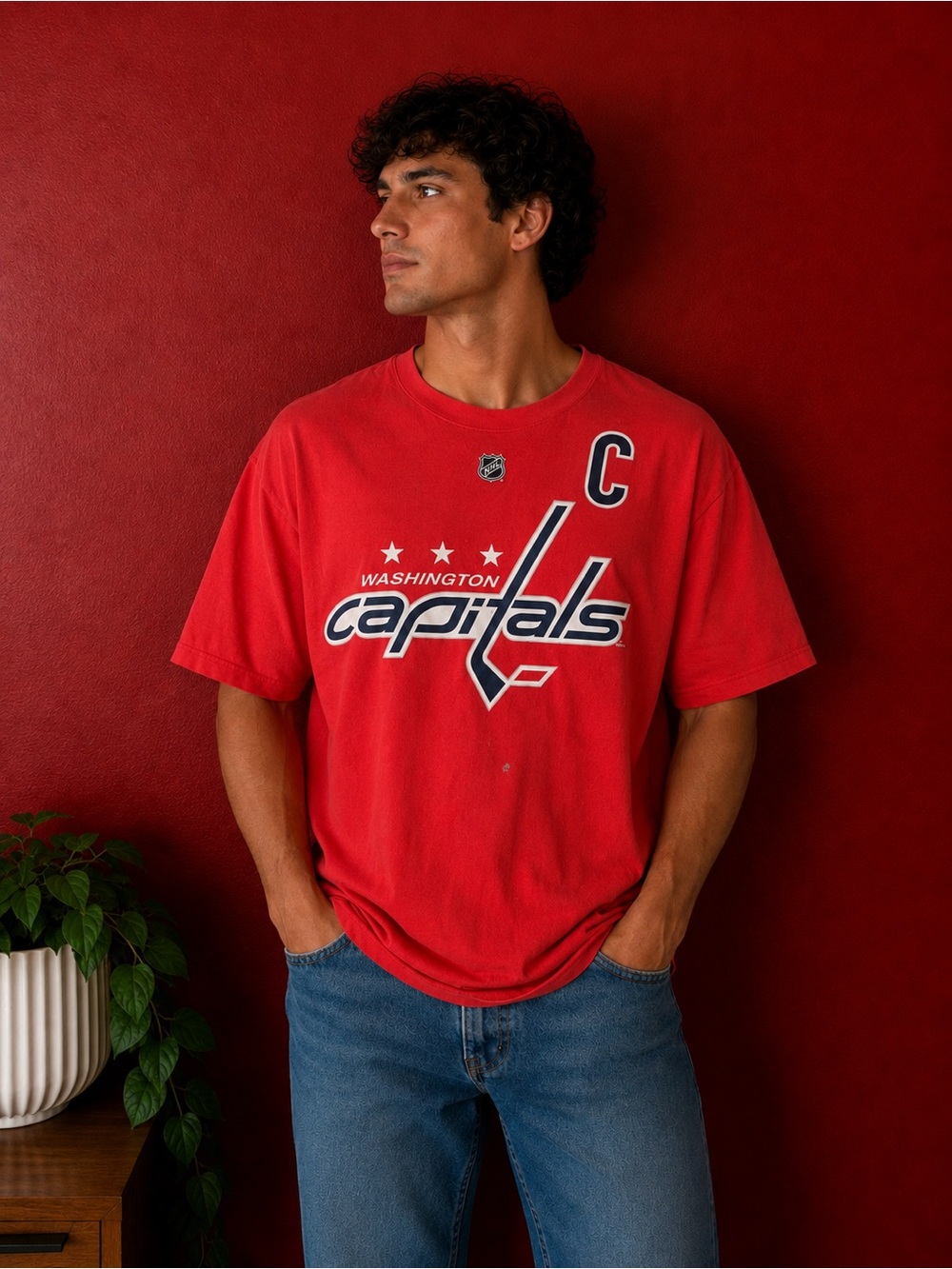 Washington Capitals Alex Ovechkin #8 Reebok NHL T-Shirt – XL